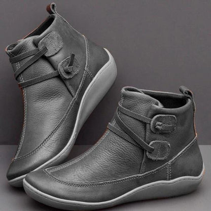 Bottes femme cuir chaudes confortables