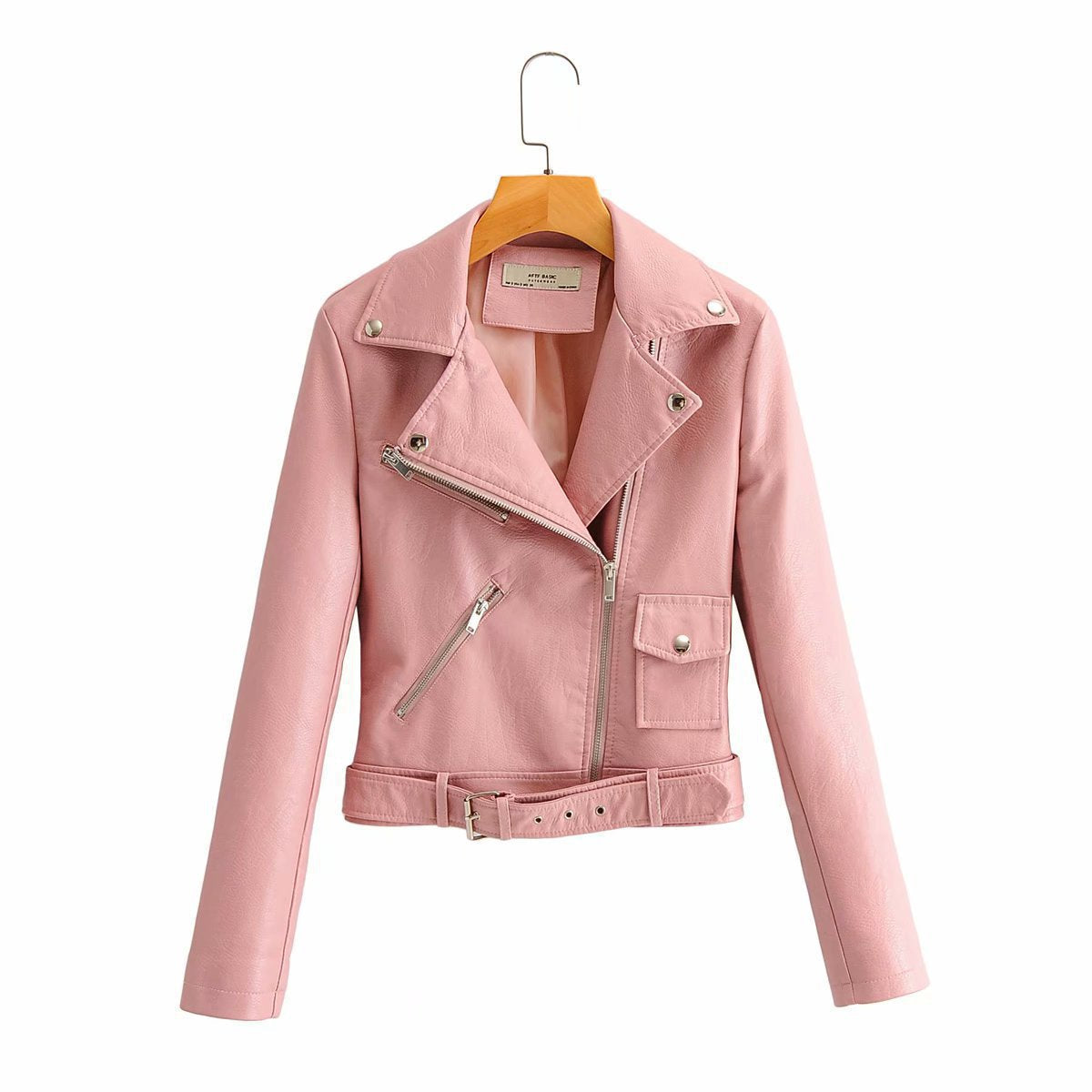 Mia - Veste en cuir de luxe pour femme élégante noire