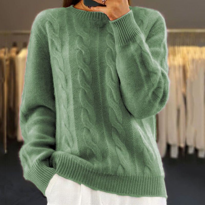 Pull tricoté doux pour l'hiver