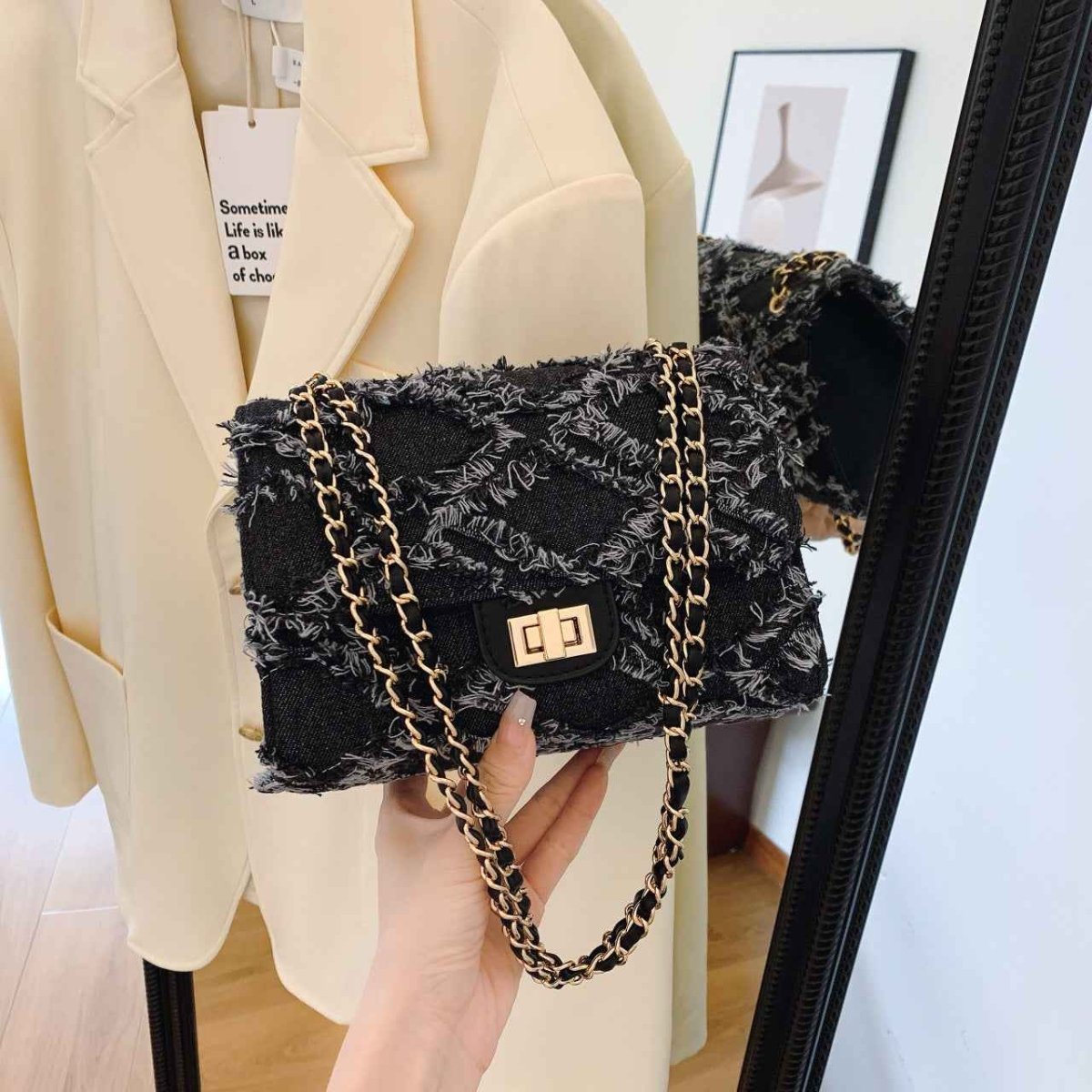 Sac à bandoulière mode en jean