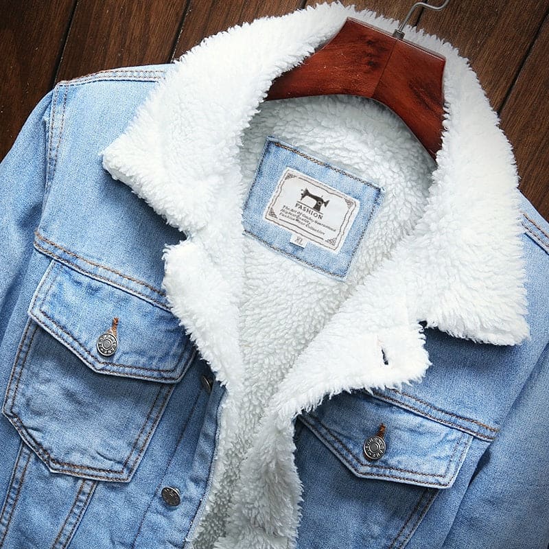 Doudoune en jean tendance pour femme