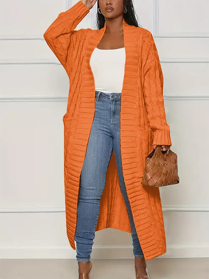 Gilet en maille à manches longues pour femme