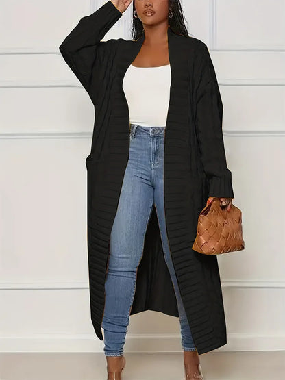 Gilet en maille à manches longues pour femme