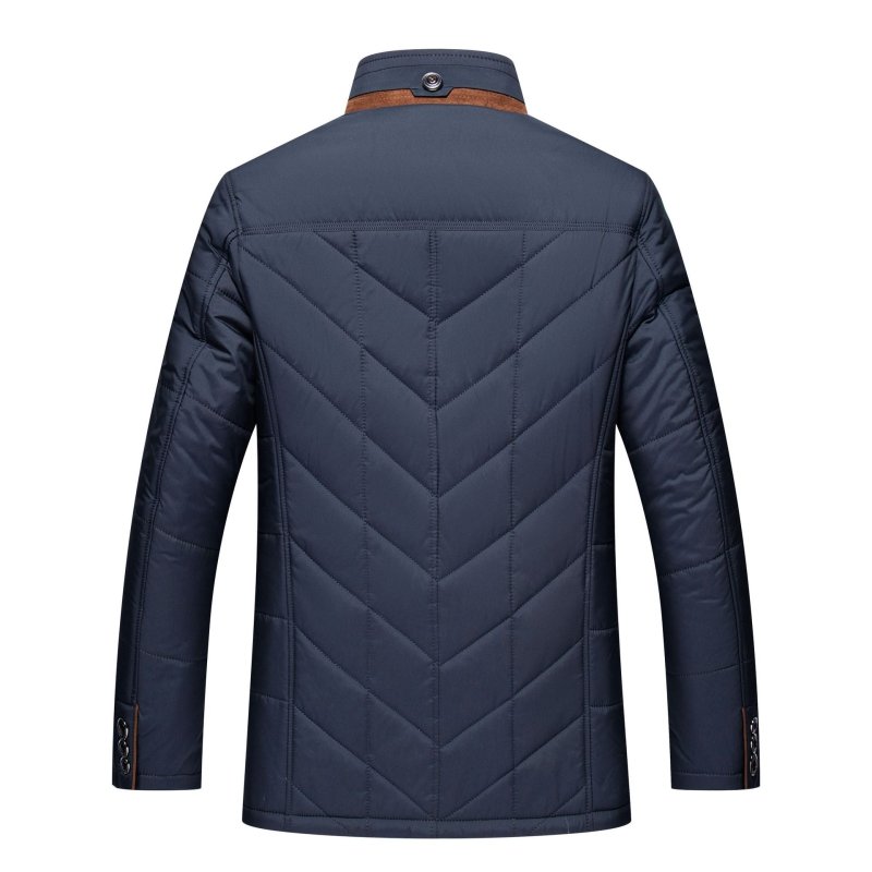 Herren Winterjacke Steppjacke Hoher Kragen - IdealeKleiden