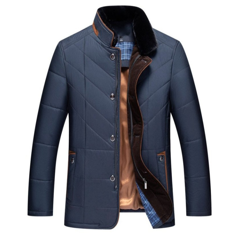Veste matelassée d'hiver pour homme Col montant