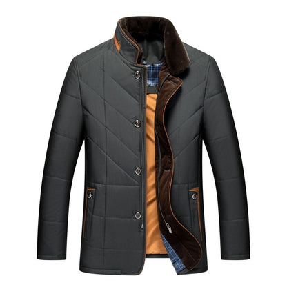 Veste matelassée d'hiver pour homme Col montant