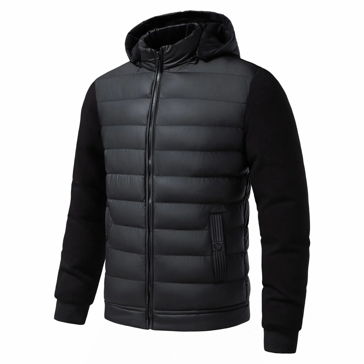 Manteau d'hiver décontracté à capuche pour homme