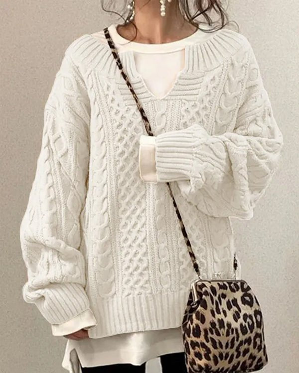 Pull doux, chaud et élégant