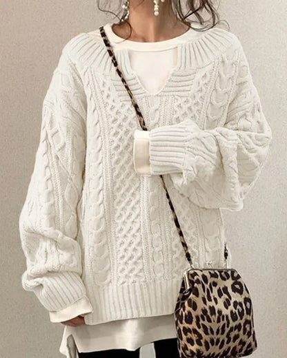 Pull doux, chaud et élégant