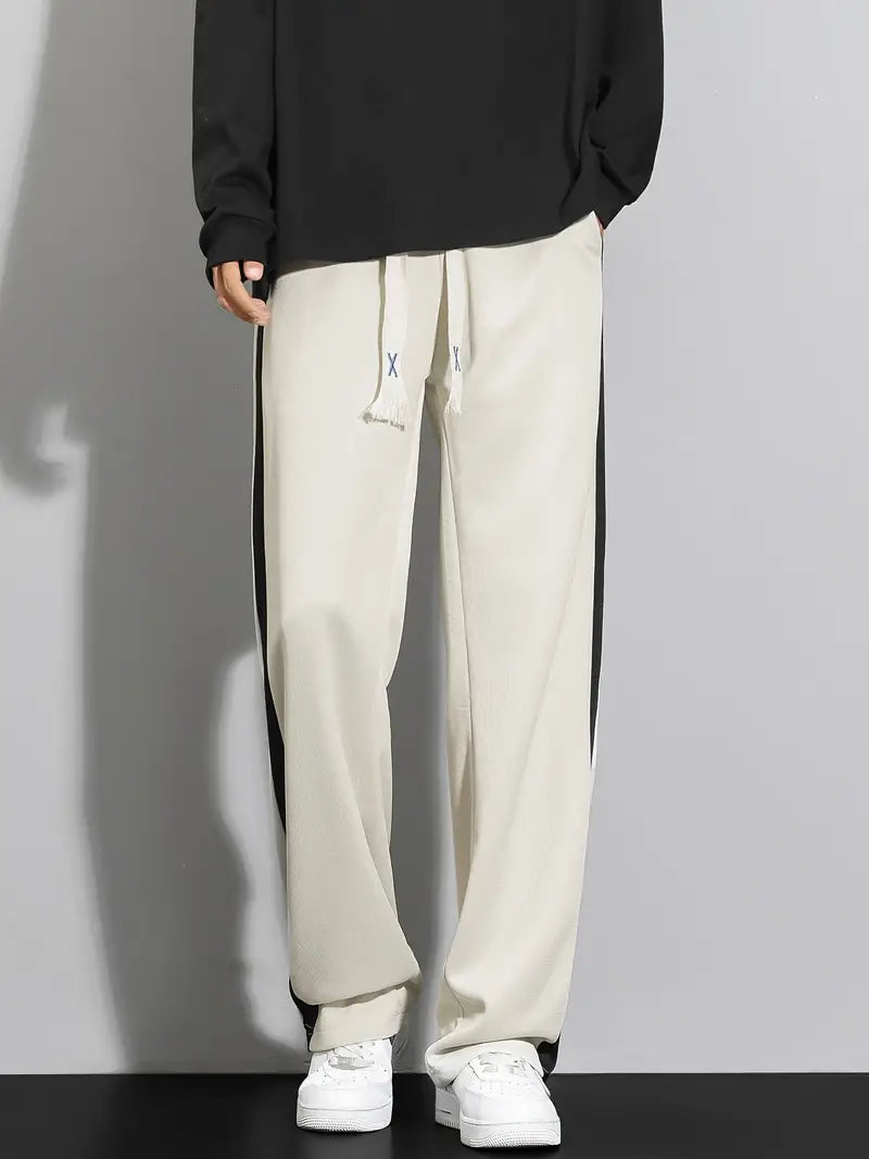 Pantalon Homme Confortable Lâche Cordon de Serrage