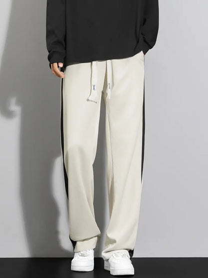 Pantalon Homme Confortable Lâche Cordon de Serrage