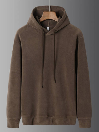 Sweat-shirt à capuche classique pour homme coupe décontractée