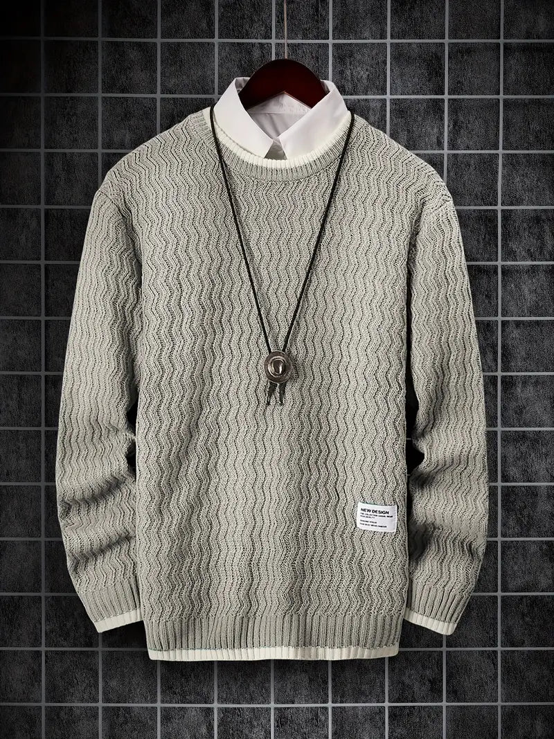 Pull décontracté homme coupe relaxed