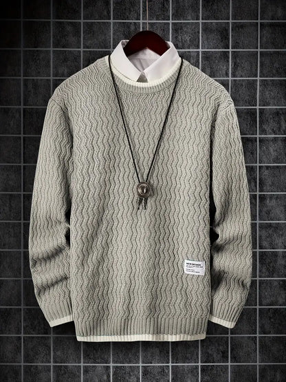 Pull décontracté homme coupe relaxed