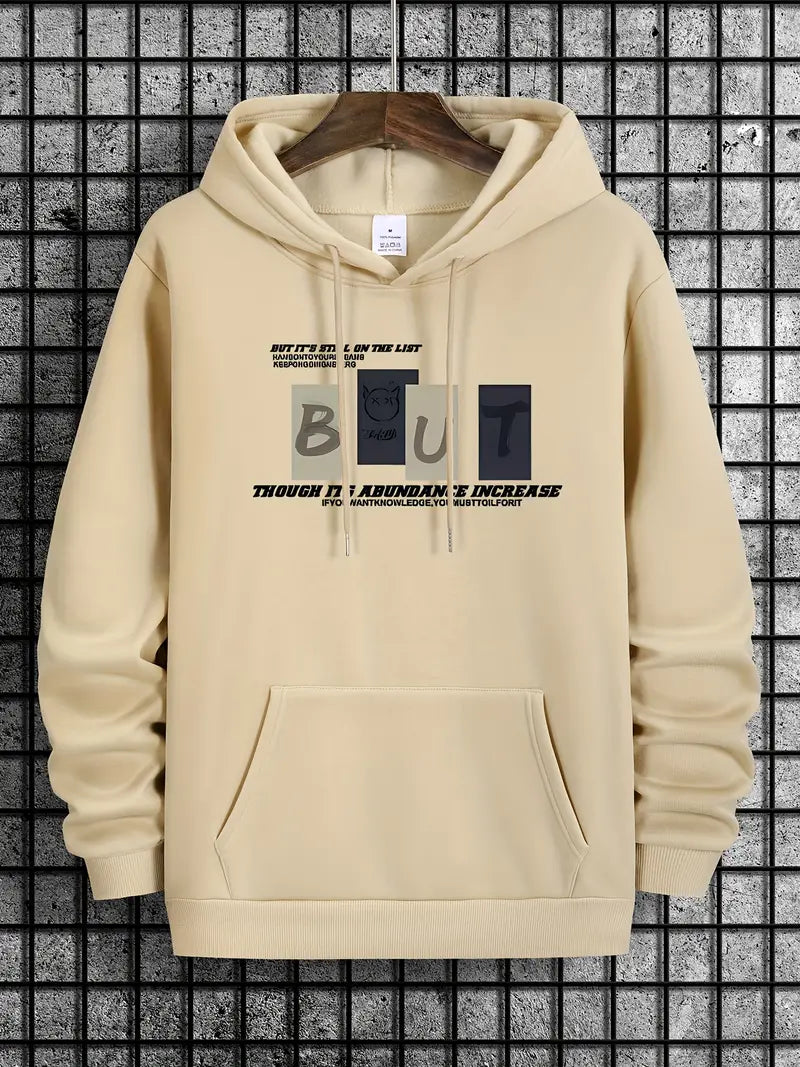 Garrett – Sweat à capuche imprimé graphique pour homme