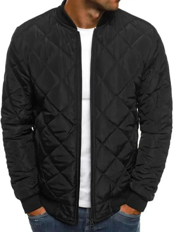 Veste homme stylée à motif losanges