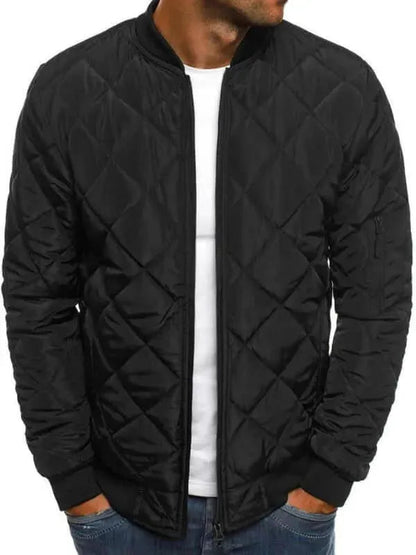 Veste homme stylée à motif losanges