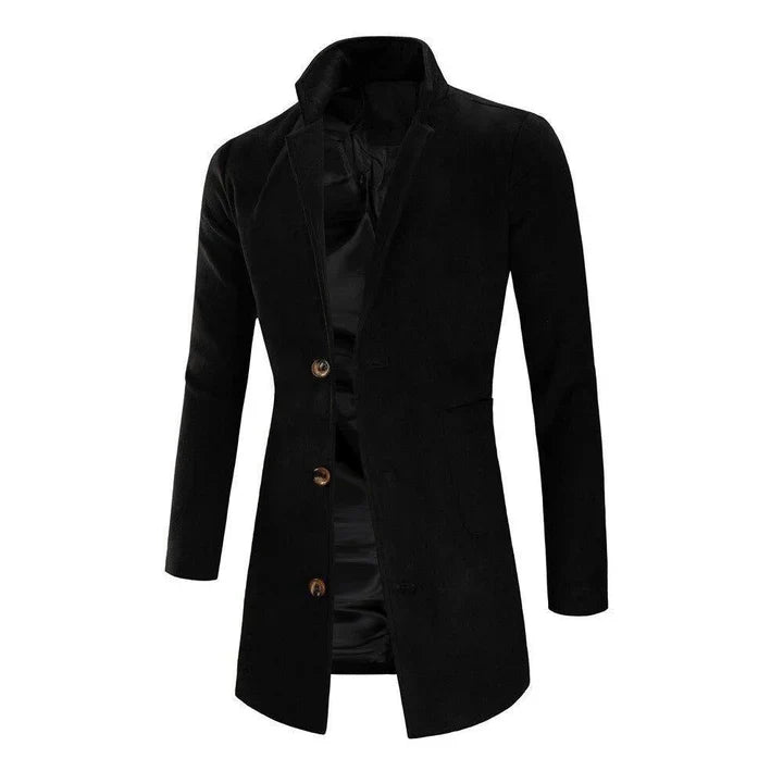Manteau Homme Long Cintré Élégant