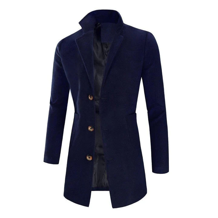 Manteau Homme Long Cintré Élégant