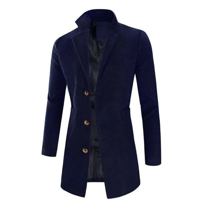 Manteau Homme Long Cintré Élégant