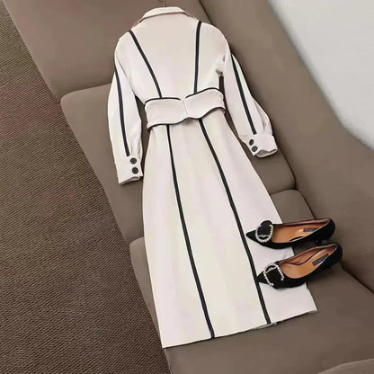Stilvoller Damen-Trenchcoat Doppelreihig Elegant - IdealeKleiden