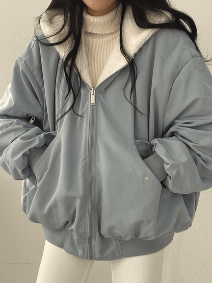 Veste femme grande taille, intérieur polaire douce