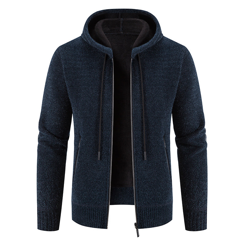 Henry - Blouson polaire à capuche chaud pour homme