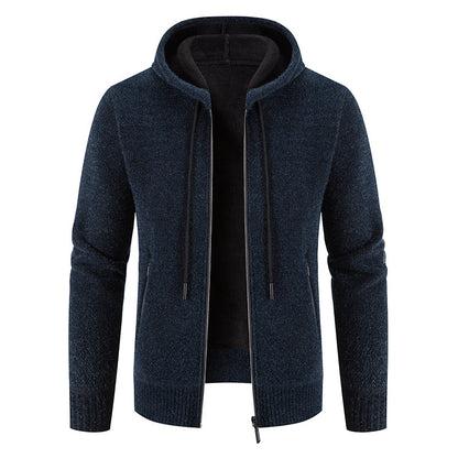 Henry - Blouson polaire à capuche chaud pour homme