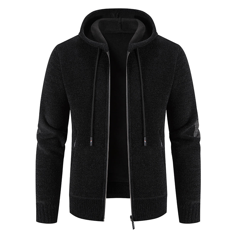 Henry - Blouson polaire à capuche chaud pour homme