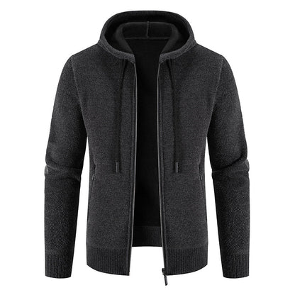 Henry - Blouson polaire à capuche chaud pour homme
