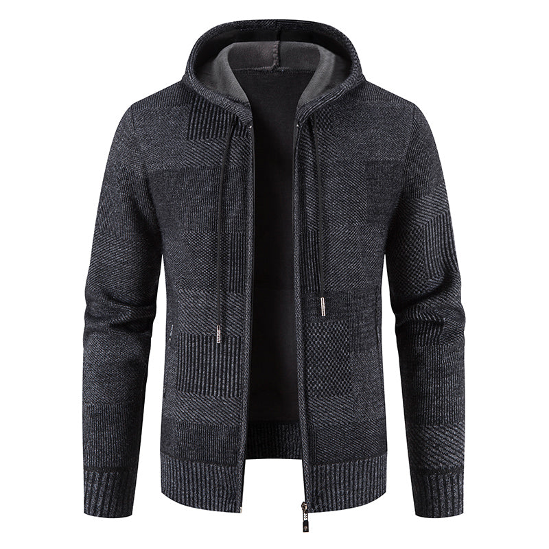 Henry - Blouson polaire à capuche chaud pour homme
