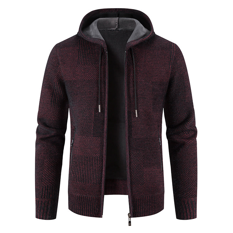 Henry - Blouson polaire à capuche chaud pour homme