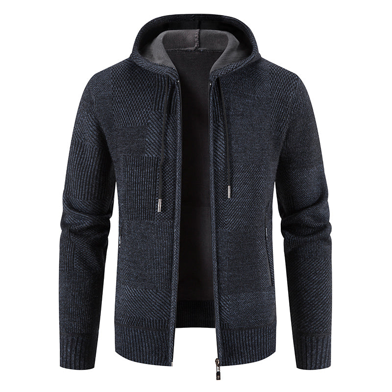 Henry - Blouson polaire à capuche chaud pour homme