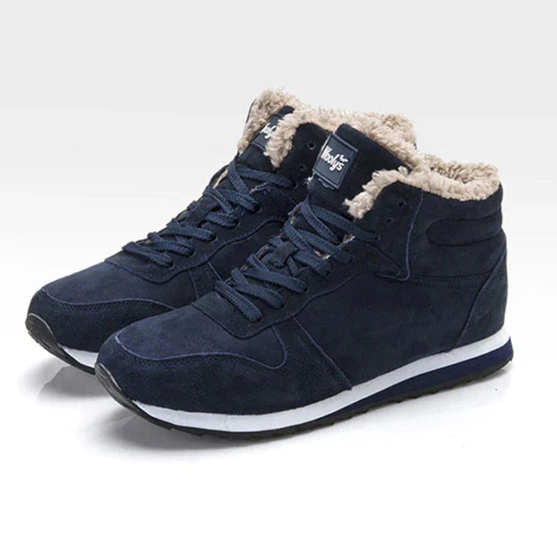 Baskets d'hiver chaudes unisexes, bottes de neige