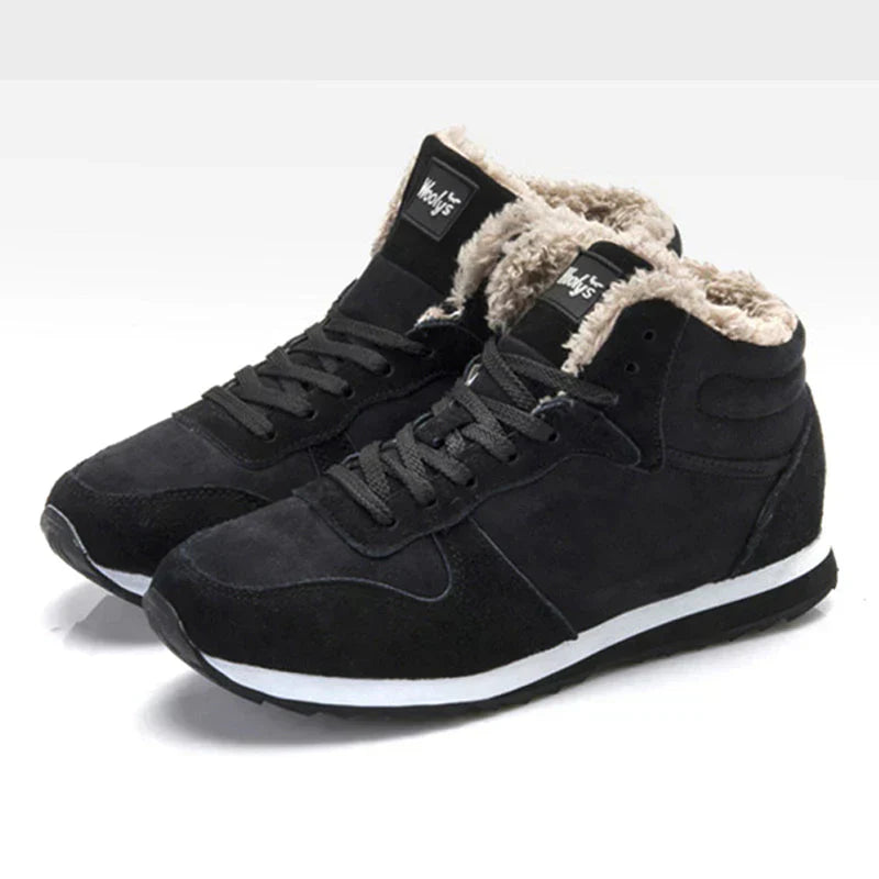 Baskets d'hiver chaudes unisexes, bottes de neige