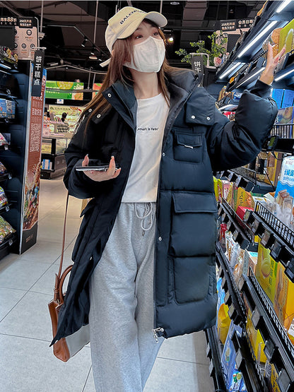 Veste longue d'hiver élégante pour femme