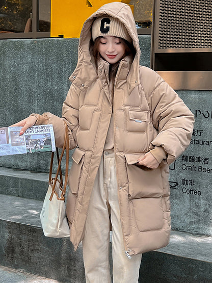 Veste longue d'hiver élégante pour femme