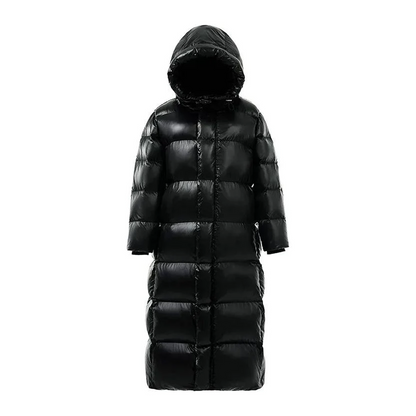 Parka long femme noir veste d'hiver