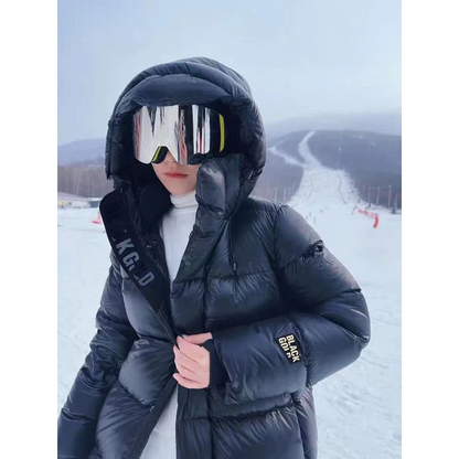 Longue doudoune femme Veste d'hiver mode chaude