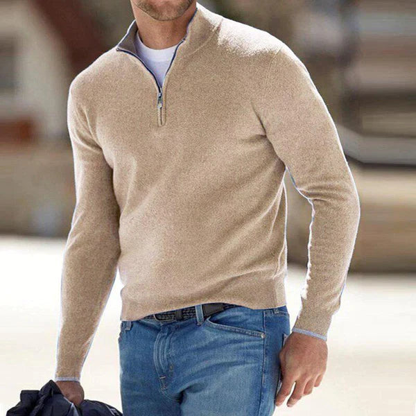 Pull pour homme - Fermeture Éclair - Moderne - Sportif