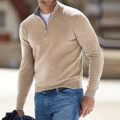 Pull pour homme - Fermeture Éclair - Moderne - Sportif