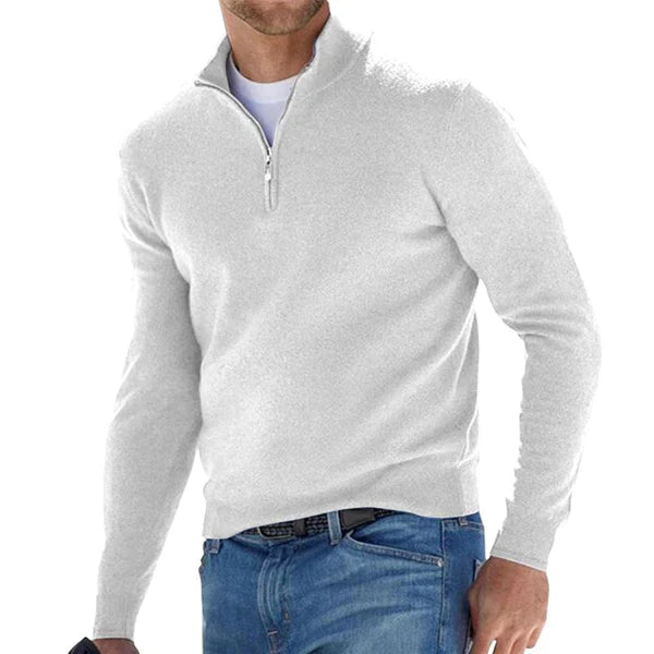 Pull pour homme - Fermeture Éclair - Moderne - Sportif