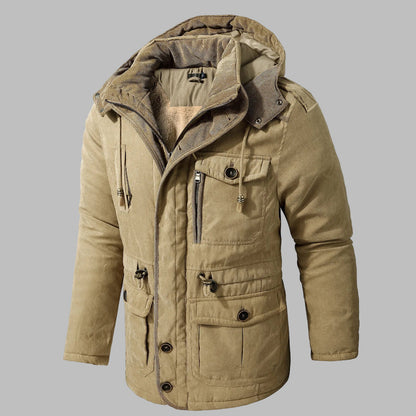 Veste d'hiver homme pratique avec de nombreuses poches