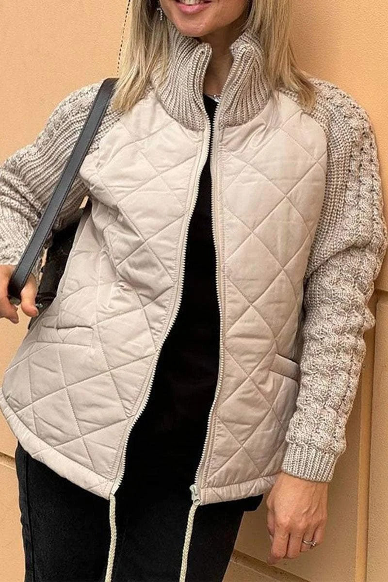 Herbstjacke Damen Modern Reißverschluss - IdealeKleiden