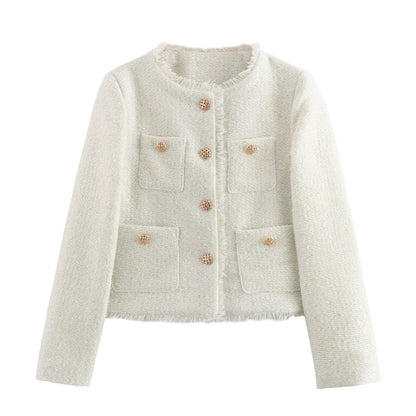 Manteau bouclé élégant pour femme