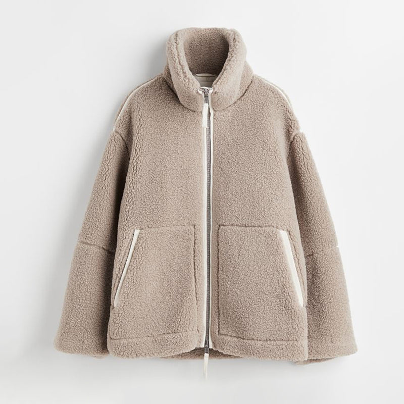 Veste sherpa douce oversize et chaude