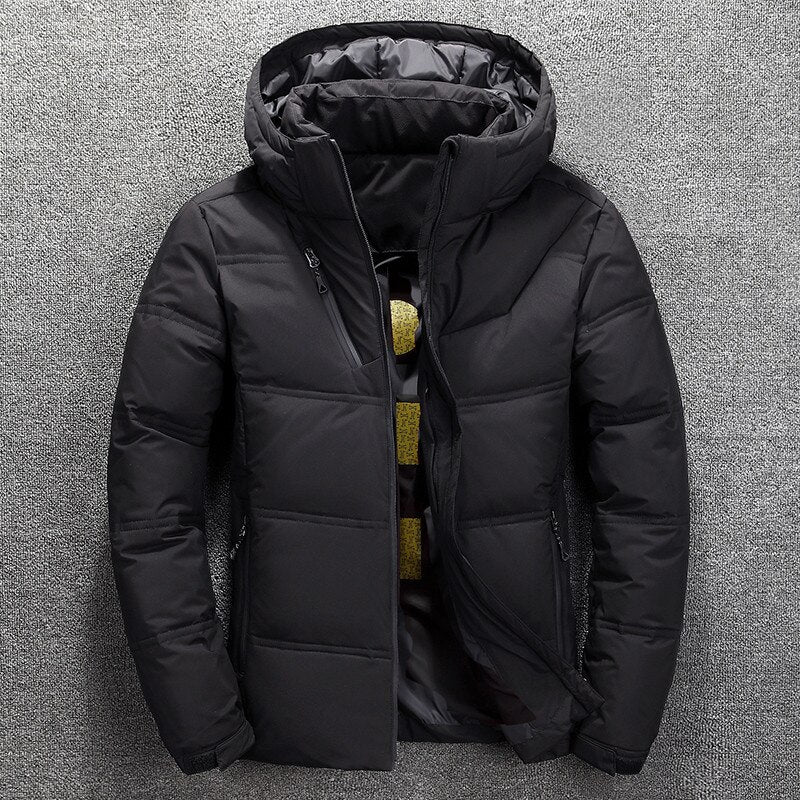 Manteau d'hiver homme chaud matelassé