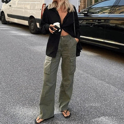 Pantalon cargo ajustable Élégant Confortable