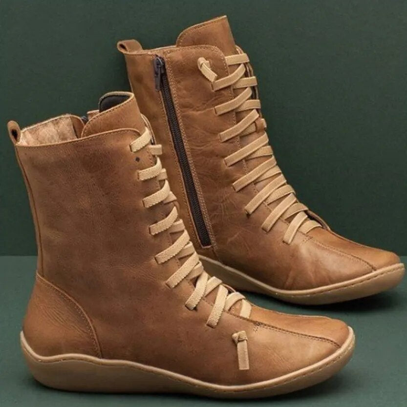 Bottes d'hiver chaudes et isolées pour femmes