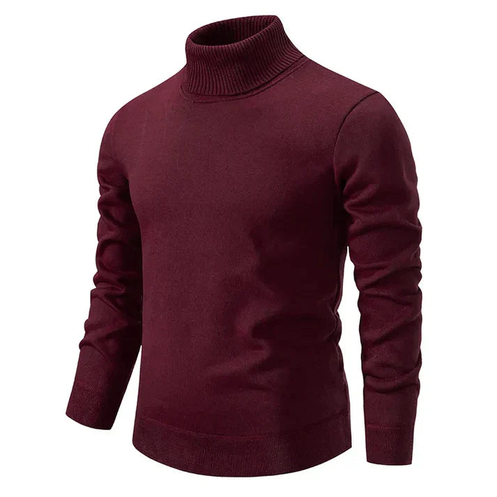 Lucciano - Pull Col Roulé Homme Style Moderne